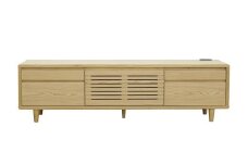 【開梱・設置】モナコ 200cm テレビボード（ナチュラル）　AX057