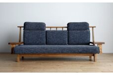 【開梱・設置】３Pソファ　極ワザ　ソファ210cm　YOW／CR-NVﾍｯﾄﾞﾚｽﾄ2個付き　ミディアム　AL128