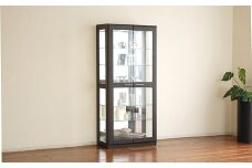 【開梱・設置】ハックル　キュリオケース79cm　ウェンジ　AL180