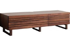 【開梱・設置】エルドラ　テレビボードL脚　150cm　ブラウン　AL246
