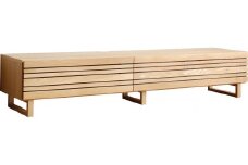 【開梱・設置】エルドラ　テレビボードL脚　210cm　ナチュラル　AL249