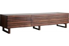 【開梱・設置】エルドラ　テレビボードL脚　180cm　ブラウン　AL248