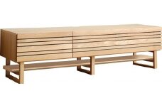 【開梱・設置】エルドラ　テレビボードH脚　180cm　ナチュラル　AL253