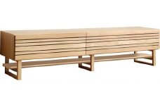 【開梱・設置】エルドラ　テレビボードH脚　210cm　ナチュラル　AL255