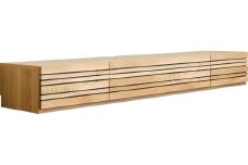 【開梱・設置】テレビボード　アクティフ240cm　ナチュラル　AL319