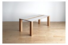 【開梱・設置】セラミックテーブル　バイソン　テーブル210cm　ＯＮ／ＣＩＦ　AL323