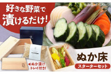 SUGIDOCO スターター＆ぬか漬け トレイ セット 漬物 ぬか箱 ぬか床 米ぬか スギドコ 漬物容器  広川町 / 合同会社いなかず商店 [AFAL006]