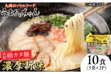 うまかっちゃん濃厚新味 10食 (5袋×2パック) 広川町/亀井通産（株） [AFAR028]