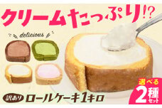 【訳あり】【チョコ×チョコ】カットロールケーキ 計1kg  約4本分 スイーツ けーき すいーつ ロールケーキ 訳あり デザート お菓子 洋菓子 冷凍 広川町 / イートウェル株式会社 [AFAK119]