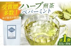 ペパーミントティーバッグ2.5g×10包 お茶 八女茶 ハーブティー ペパーミント ティーバッグ 広川町 / ゆげ製茶 [AFAG017]