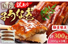 【訳あり】国産鰻（100g×3尾） 広川町 / イールファクトリー株式会社 [AFBS009]