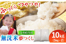 【令和6年産】無洗米夢つくし 10kg（5kg×2袋）米 お米 こめ コメ 無洗米 夢つくし ゆめつくし ユメツクシ コシヒカリ キヌヒカリ 国産 新米 白米 ごはん ご飯 もちもち 福岡県産 SDGs 広川町[AFCE001]