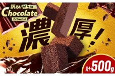 【訳あり】ざく切り チョコレートブラウニー 500g×1袋 広川町 / イートウェル株式会社 [AFAK309]