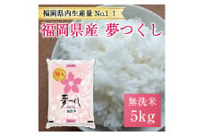 令和6年産 福岡県産夢つくし無洗米5kg(5kg×1) [a7193] 株式会社 藤食糧 【返礼品】添田町 ふるさと納税