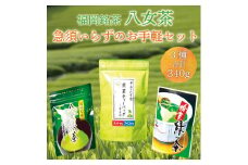 福岡 銘茶 八女茶 急須要らずのお手軽セット(便利なチャック付) [a9238] 株式会社マル五 【返礼品】添田町 ふるさと納税