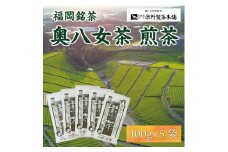 八女茶 煎茶 5袋セット(100g×5袋) [a9347] 有限会社原野製茶本舗 【返礼品】添田町 ふるさと納税