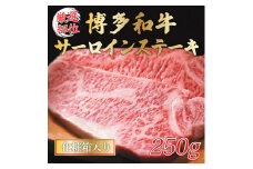 博多和牛サーロインステーキ 250g(250g×1枚) [a9431] 株式会社Meat Plus ※配送不可：離島【返礼品】添田町 ふるさと納税