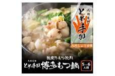 博多 もつ鍋 セット 九州 しょうゆ味 5-6人前 [a9205] 株式会社フェリックス ※配送不可：離島【返礼品】添田町 ふるさと納税