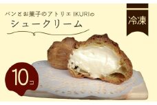 シュークリーム 10個 セット 冷凍 洋菓子 焼き菓子 お菓子 おやつ デザート スイーツ かわいい 洋菓子 お取り寄せグルメ 人気 冷凍配送 送料無料 九州 福岡県 福岡 川崎町