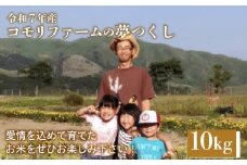 9月下旬発送  コモリファームの夢つくし 10kg 5kg×2 令和7年産 夢つくし コモリファーム 10月 精米 お米 白米 ブランド 米 数量限定 限定 国産 福岡県産米 福岡県産 長期保存 備蓄 備蓄米 防災 ご飯 飯 コメ 朝食 夕ご飯 福岡 川崎町