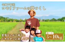 9月下旬発送  コモリファームの夢つくし 10kg 5kg×2 令和7年産 夢つくし コモリファーム 9月 精米 お米 白米 ブランド 米 数量限定 限定 国産 福岡県産米 福岡県産 長期保存 備蓄 備蓄米 防災 ご飯 飯 コメ 朝食 夕ご飯 福岡 川崎町