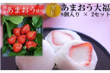 至福　あまおう大福 16個【いちご あまおう イチゴ 苺 フルーツ 果物 ストロベリー 大福 スイーツ デザート 福岡県 大任町 X016-NT】