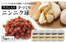 ウコン入りニンニク球5個セット（20g×5個）
