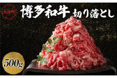 博多和牛切り落とし　500ｇ【牛肉 肉 博多和牛 和牛 切り落とし 500g 国産 福岡 九州 博多 送料無料 福岡県 大任町 AN022】