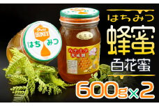 蜂蜜（百花蜜６００ｇ）２個セット K1