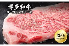 博多和牛サーロインステーキ　250ｇ×1枚 Y10-S