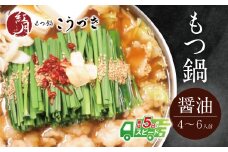 U64-04 こうづき もつ鍋(醤油)4～6人前【上野焼チャンス】 スピード発送