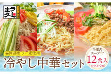 U16-24 【4～8月発送】福岡県産ラー麦 冷し中華セット 【上野焼チャンス】