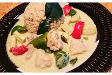苅田町 カレーライス 180g×5食セット 棚田米 1kg セット グリーンカレー お米
