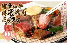 博多和牛 特選 焼肉 ミックス (ロース・カルビ・モモ) 300g