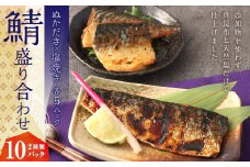 鯖 盛り合わせ 10パック ぬかみそ 鯖塩焼き ぬかだき サバ さば 魚 青魚 塩焼き