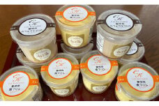 2種類の和三盆 無添加 コテツ 焼プリン 10個 セット カスタード カフェラテ