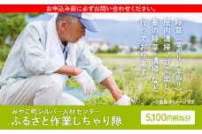 ふるさと作業しちゃり隊（5,100円相当分サービス）