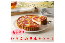 あまおう苺のタルトケーキ 6号(約18cm)4〜6人分 吉富町/株式会社吉浦コーポレーション [BGAD026]