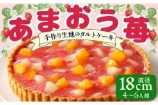 あまおう苺のタルトケーキ 6号(約18cm)4〜6人分 吉富町/株式会社吉浦コーポレーション [BGAD026] あまおう 苺タルト ケーキ タルト 苺 イチゴ いちご フルーツタルト 果物 お菓子 焼菓子 洋菓子 スイーツ デザート 誕生日 記念日 お祝い 人気 おすすめ 福岡県