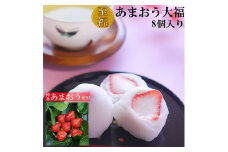 【化粧箱入】あまおう大福 8個 50g×8個(計400g) 吉富町/株式会社博多漁師の里 [BGAE047]