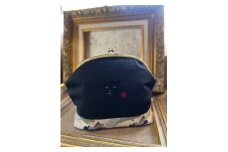 動物愛護 黒 がま口 くろねこ 吉富町/猫山商事 [BGBE019] がま口 ガマ口 福岡県