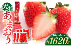 【2026年3月初旬より順次発送】 あまおう いちご 1620g (約270g×6パック) 吉富町/株式会社HSP-テクノ [BGBQ002] 福岡県