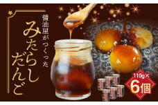 醤油屋がつくった「みたらしだんご」６個セット　TN0903