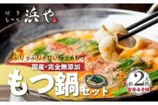 国産 ・ 完全無添加　もつ鍋 セット（約２人前）　旨辛みそ味　KHW0304