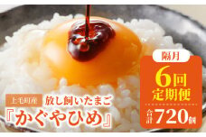 【定期便】放し飼い「かぐやひめ」120個　6回（隔月）コース 06T-003
