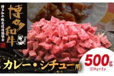博多和牛 カレー・シチュー用 500g（250g×2p） KY5506