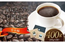 風味際立つ　手鍋焙煎コーヒー豆(中米編)200g×2袋 SC0207
