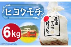 【令和7年産新米】【先行予約】ひかりファーム の ヒヨクモチ 6kg《築上町》【2025年10月以降順次発送】【ひかりファーム】 [ABAV005] 11000円