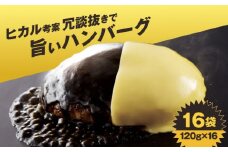 【ヒカル考案！】冗談抜きで旨い ハンバーグ 120g×16袋 (黒カレーソース×ハニーマスタード+チーズ)《築上町》【株式会社　ジョイフル】 [ABAA010] 14000円 