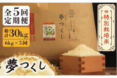 【全5回定期便】【先行予約・令和7年産】特別栽培米 夢つくし 6kg 《築上町》【Nouhan農繁】[ABAU027] 精米 米 ご飯 ごはん こめ コメ 60000円
